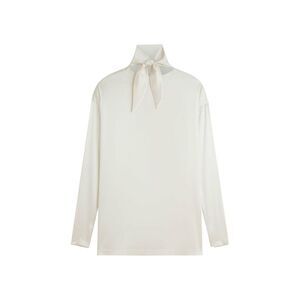 Phoebe Philo Women Silk Knot Neck Top